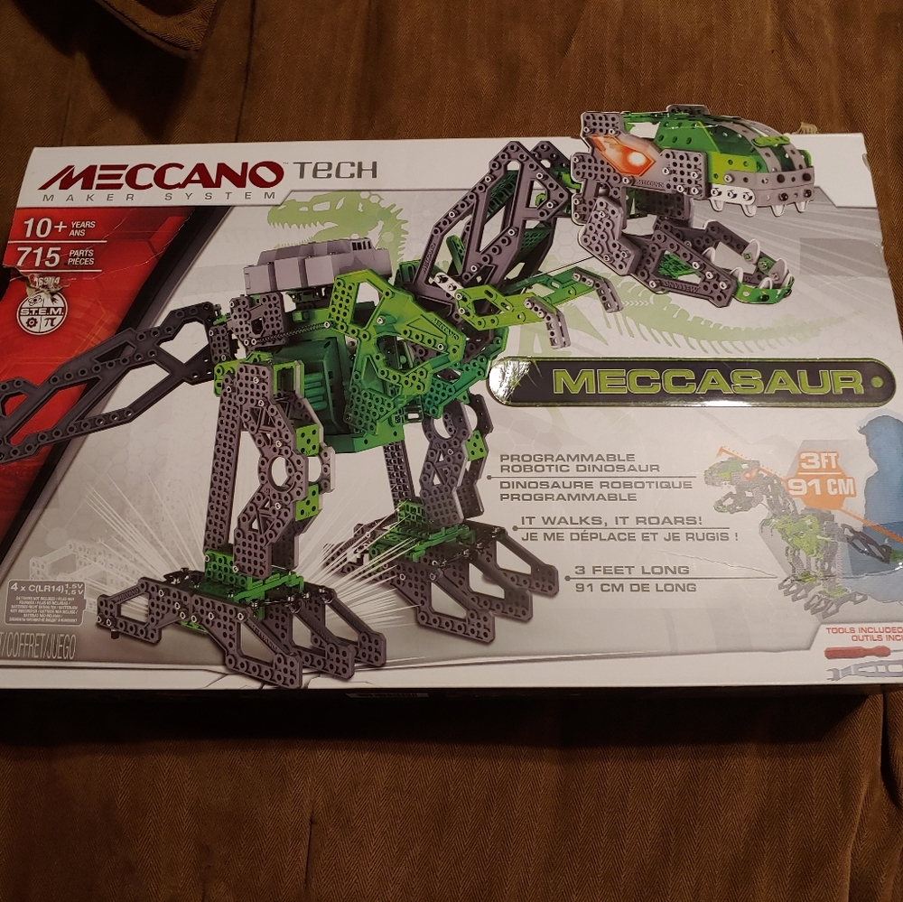 Meccano Meccasaur programmable robotic dinosaur